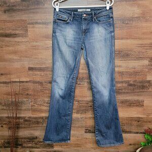 Joe's Jeans Size 29 Bootcut Mid Rise Medium Light Wash Stretch Denim Western